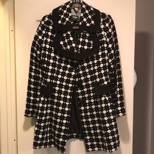 Kensie Black&White Coat